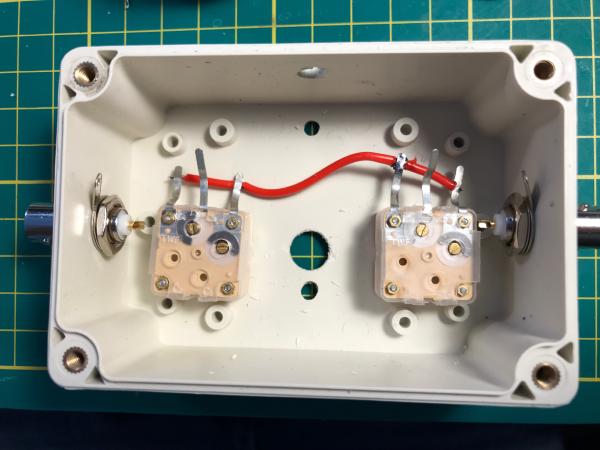 Capacitors installed